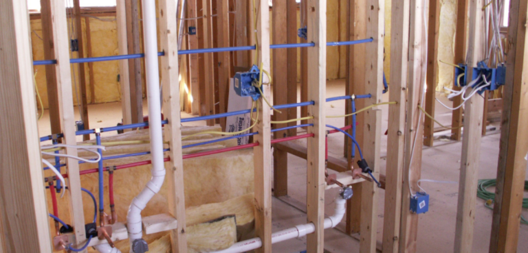 Plumbing in a House